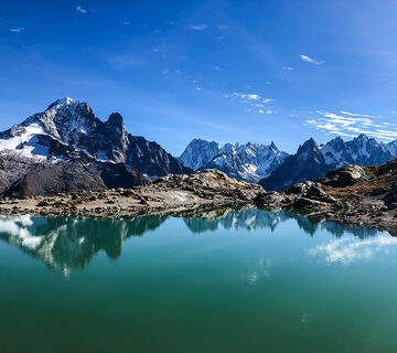 Lac Blanc et ambiance de sentier