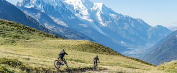 VTT sur itineraire de montagne