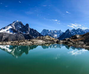 Lac Blanc et ambiance de sentier