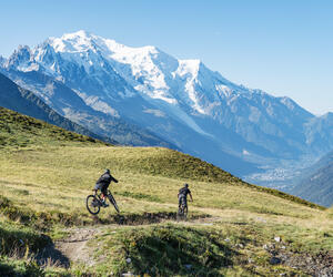 VTT sur itineraire de montagne