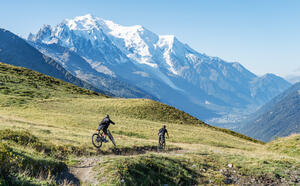 VTT sur itineraire de montagne