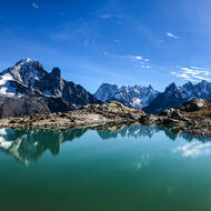 Lac Blanc et ambiance de sentier