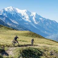 VTT sur itineraire de montagne
